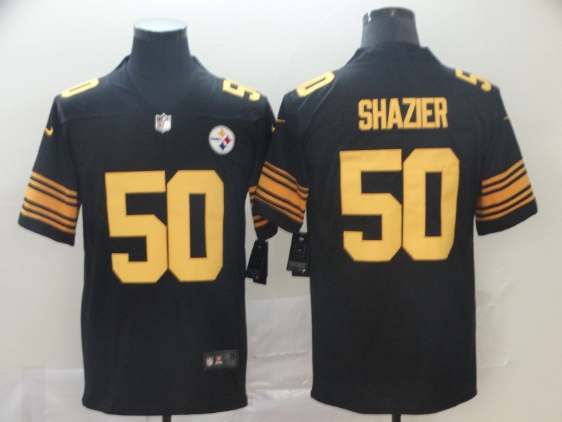 Men's Pittsburgh Steelers Ryan Shazier #50 Black Alternate Legend Jersey